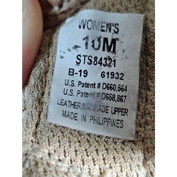 Sperry Women's Parrotfish Flip Flop Sandals Tan/Cream Size 10 - Picture 5 of 6